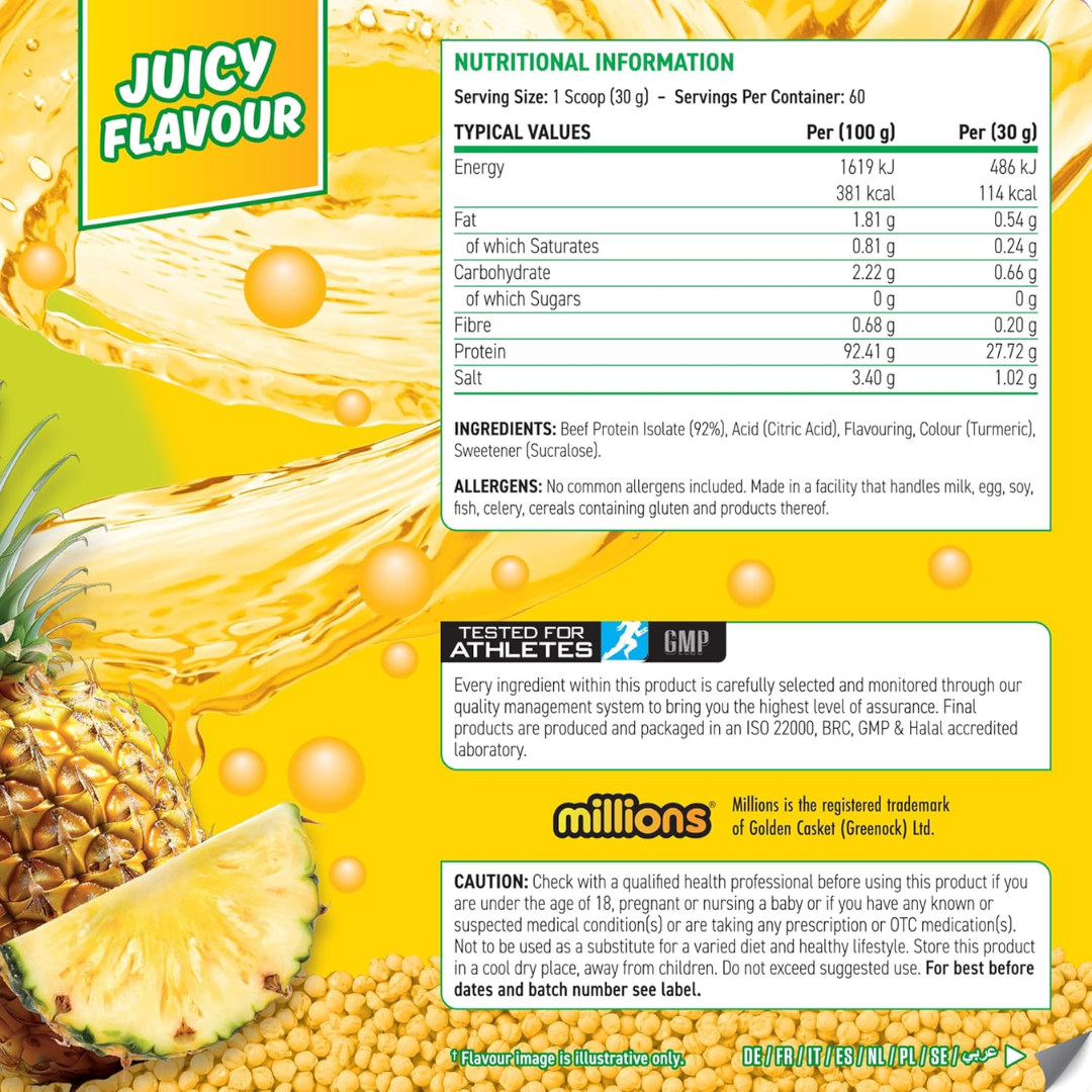 Applied Nutrition Beef XP 150g Pineapple Millions