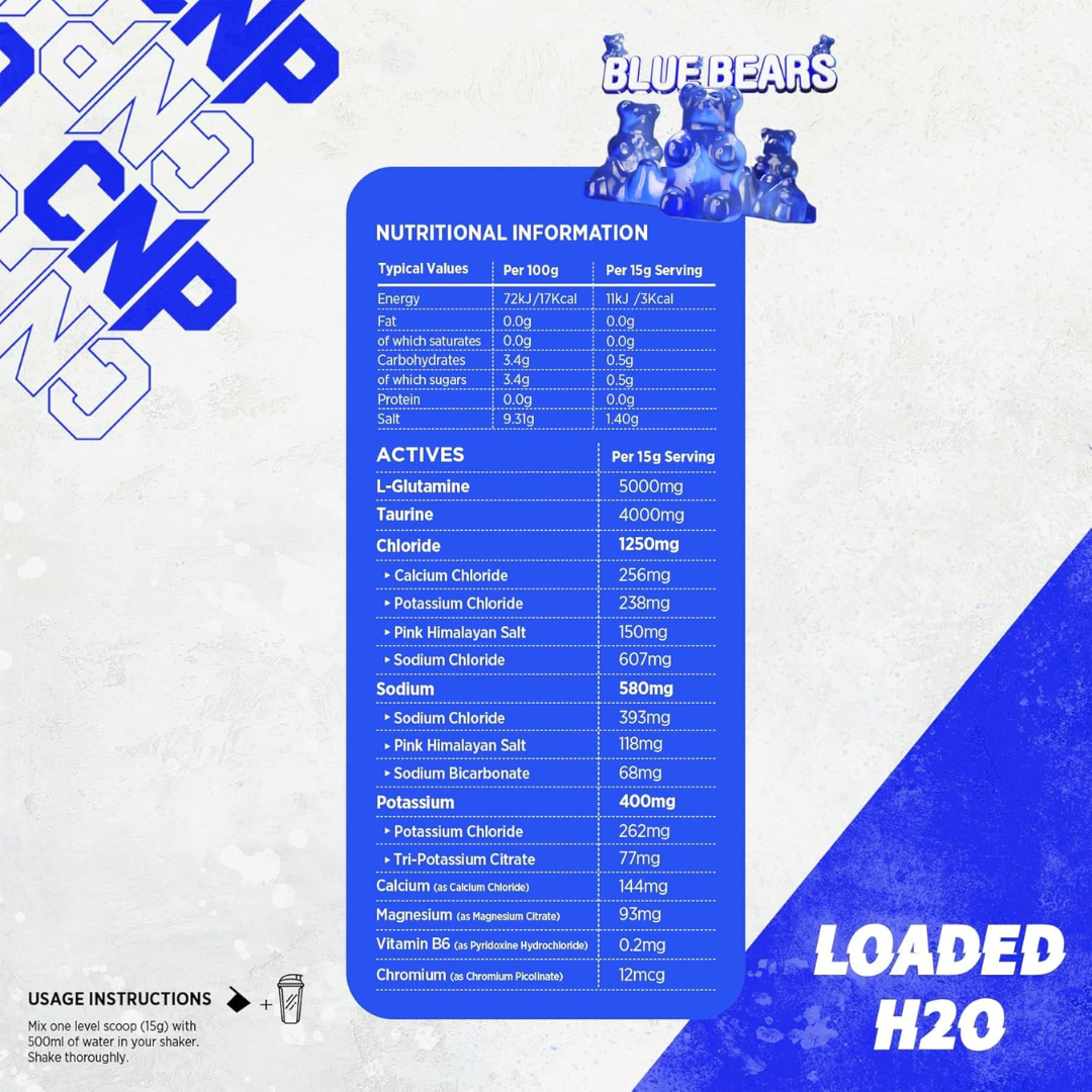 CNP Loaded H2O 300g Blue Bears