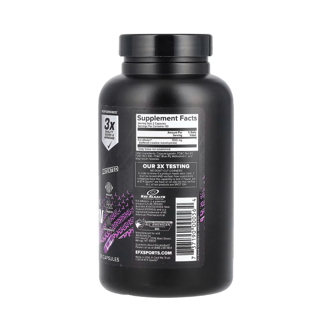 EFX Sports Kre-Alkalyn 120 Caps