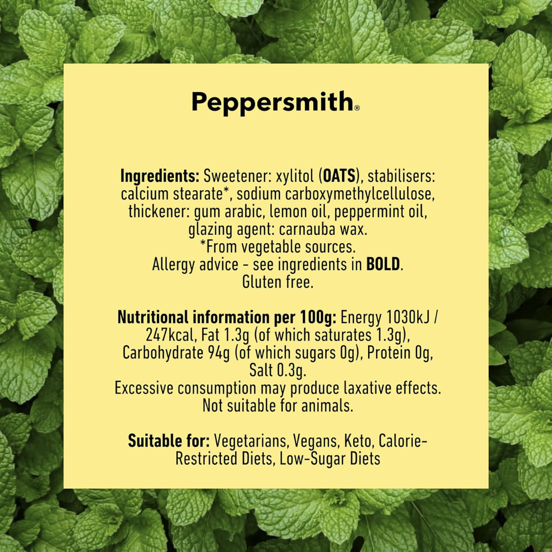 Peppersmith Mints 12x15g Lemon Mint