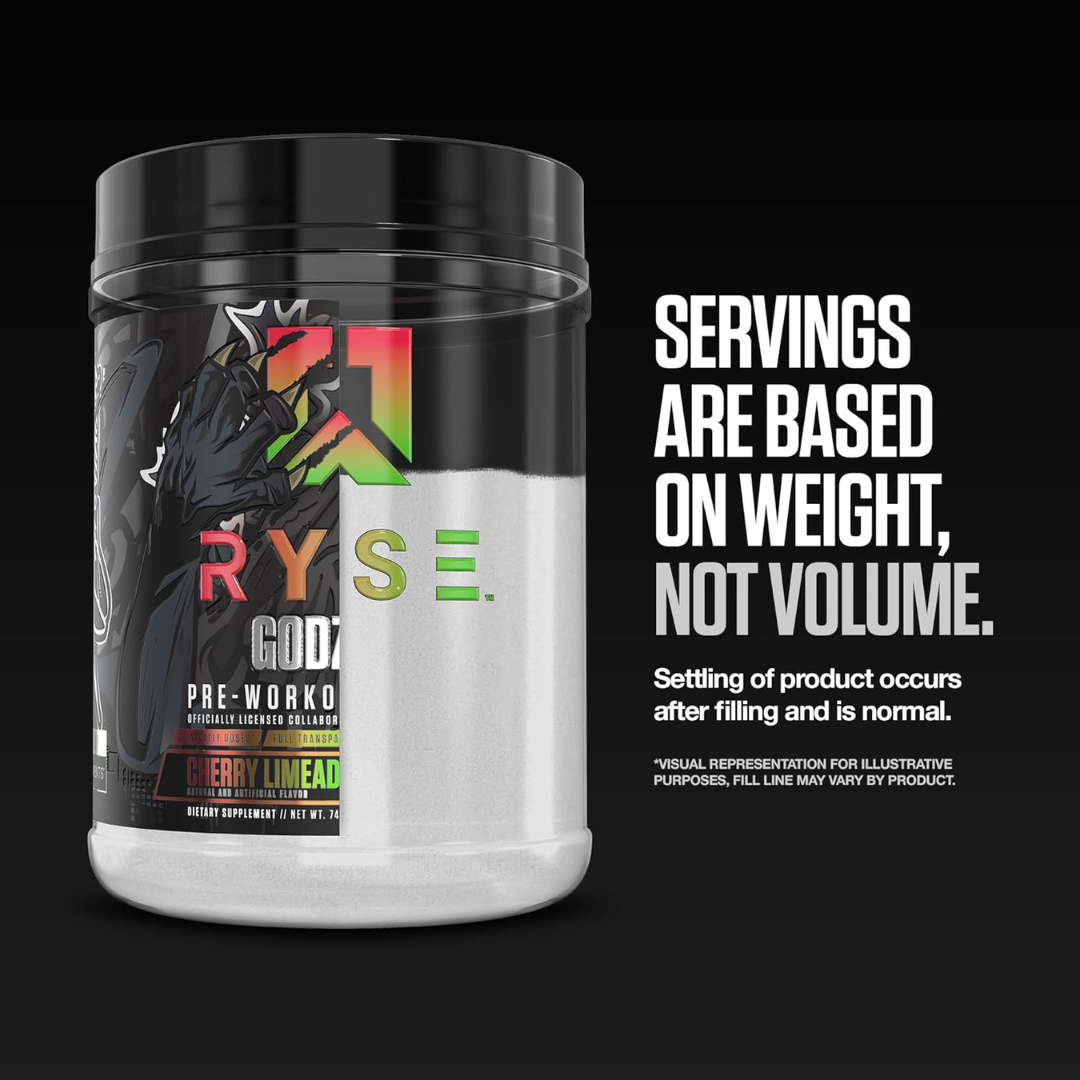 RYSE Godzilla Pre-Workout 792g Godzilla Blackberry Lemonade
