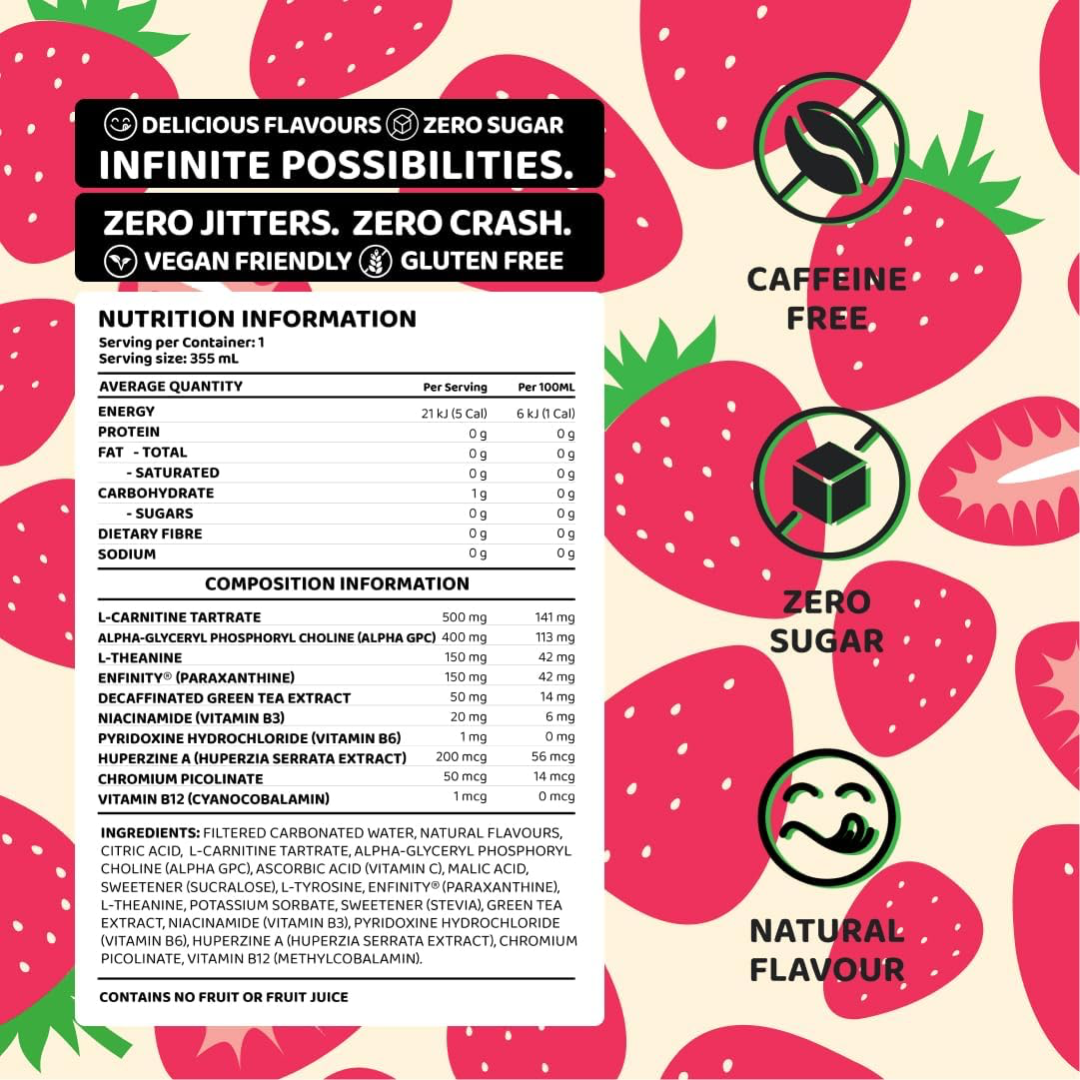 EHP Labs OxyShred Infinity RTD 12x355ml Strawberry Sunrise