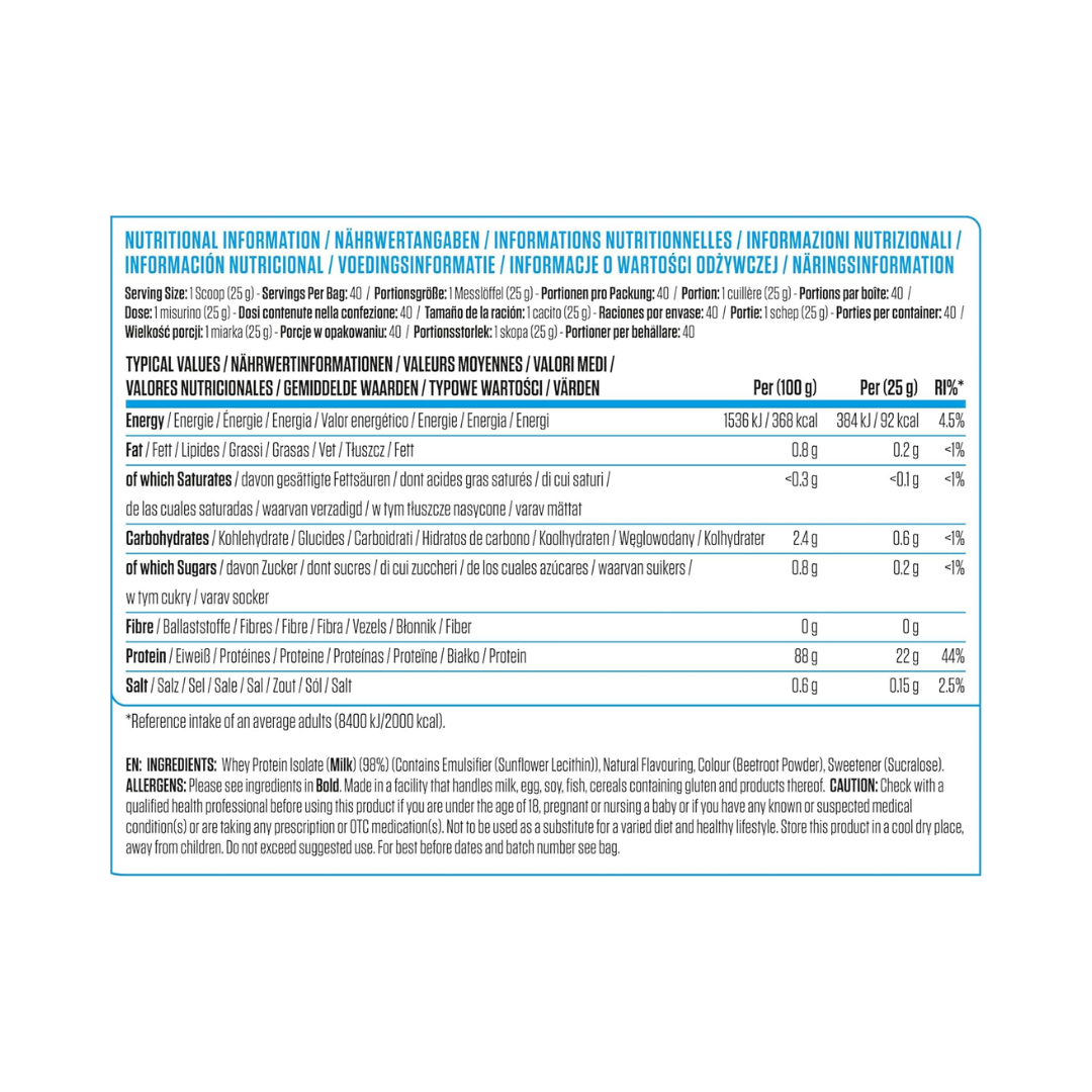 Applied Nutrition Iso-XP 1kg Strawberry