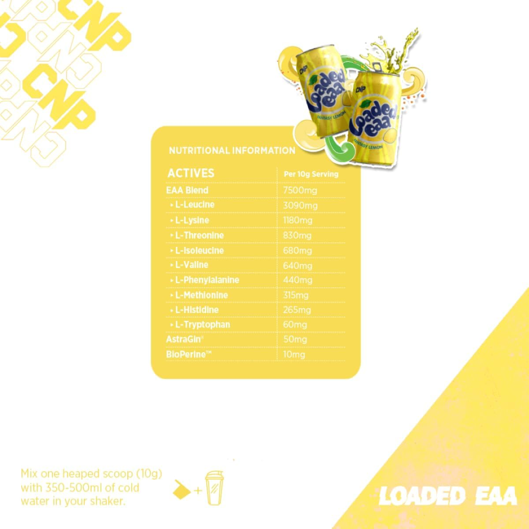 CNP Loaded EAA 300g Lemon