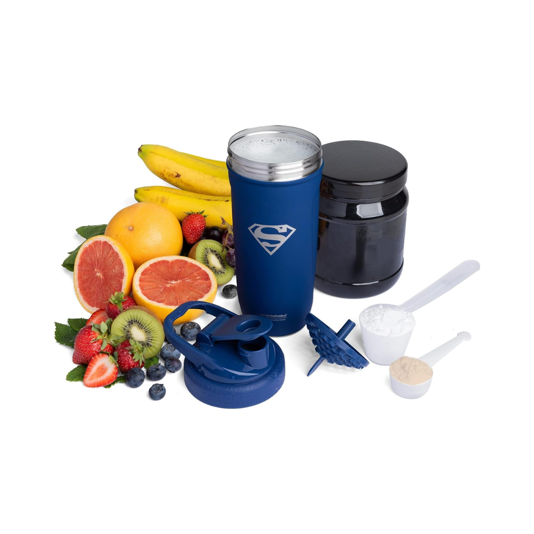 SmartShake Reforce Steel Shaker 900ml DC Superman