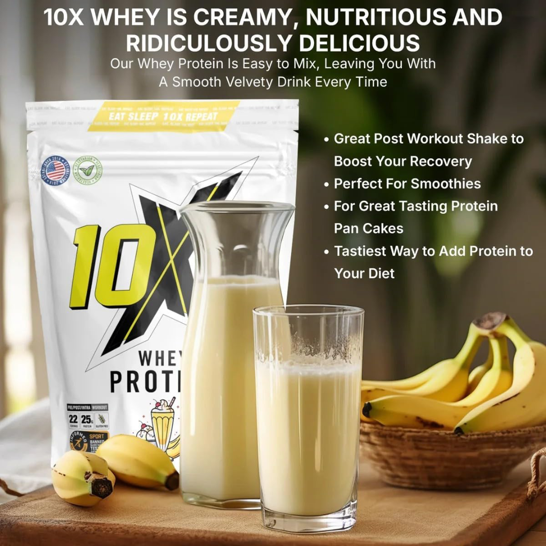 10X Athletic Whey Protein 700g Banana Split