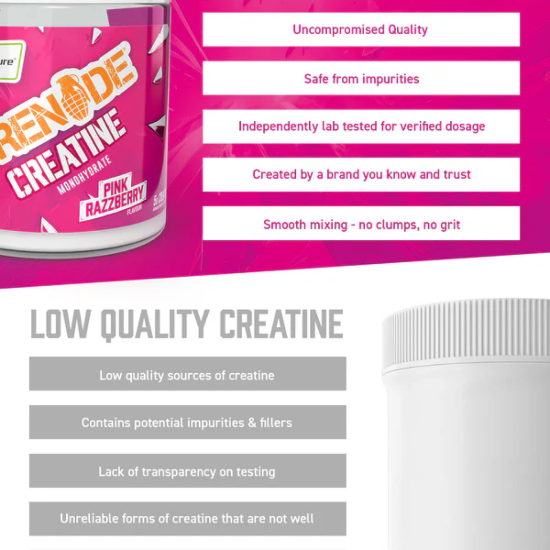 Grenade Creatine 300g Pink Razzberry