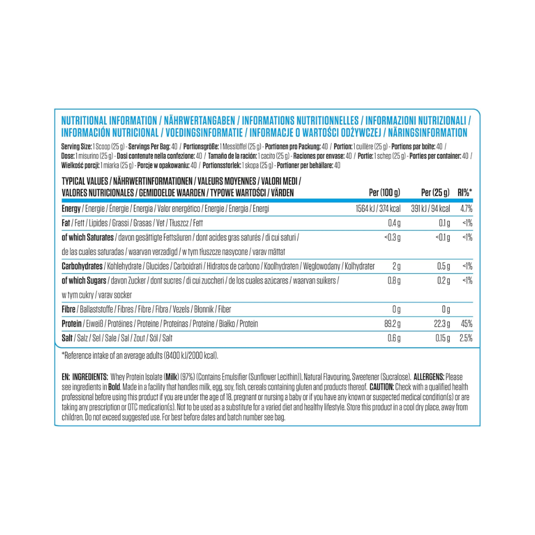 Applied Nutrition Iso-XP 1kg Vanilla