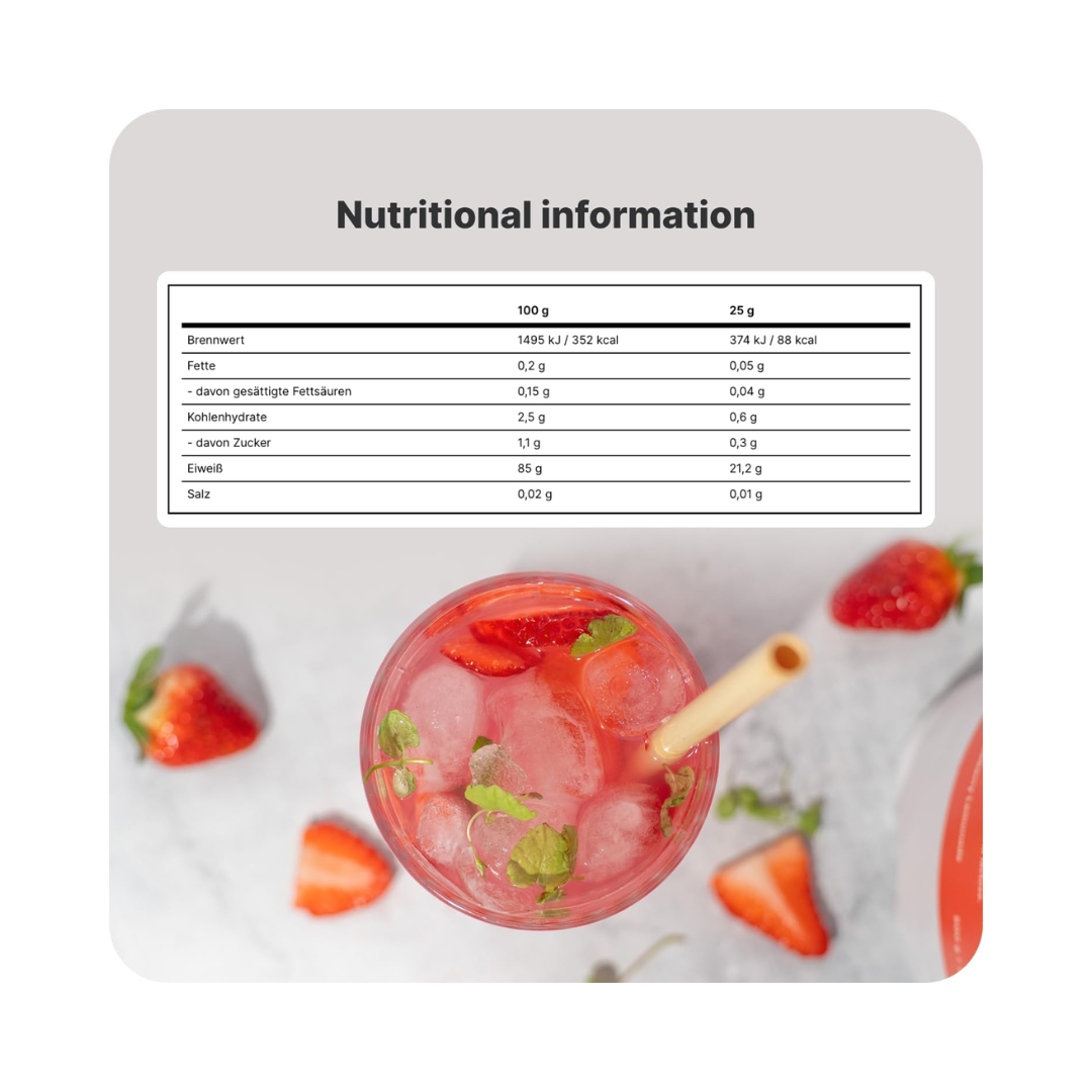 Vilgain Clear Whey Isolate 500g Strawberry Lemonade