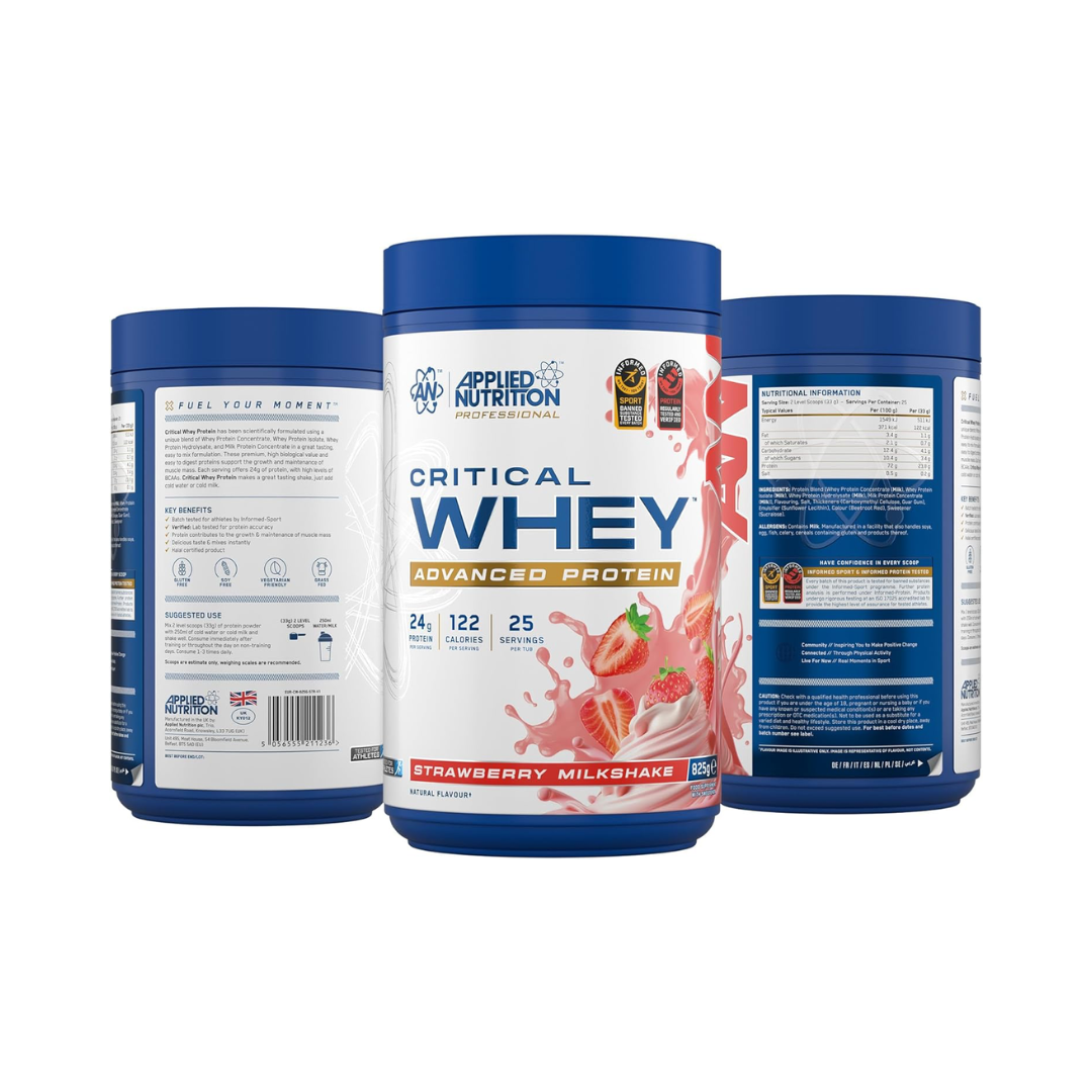 Applied Nutrition Critical Whey 825g Strawberry