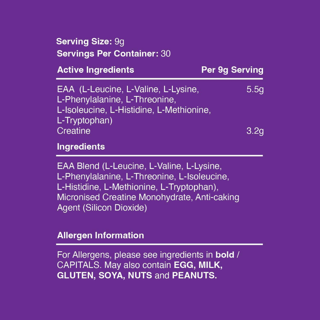 Warrior Creatine Plus EAA 270g Mixed Berry