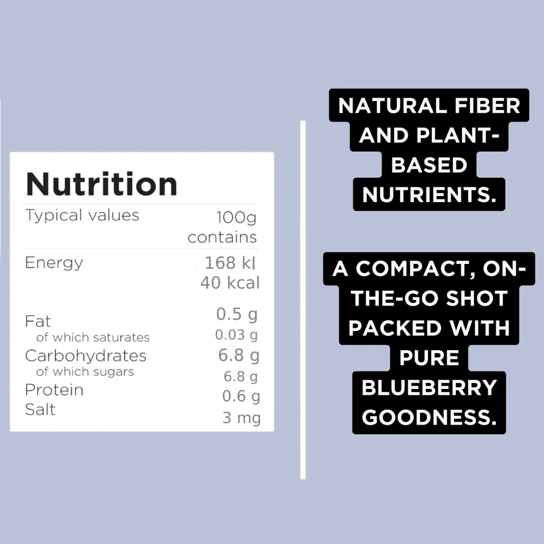 Fighter Shots 12x60ml Pure Wild Blueberry