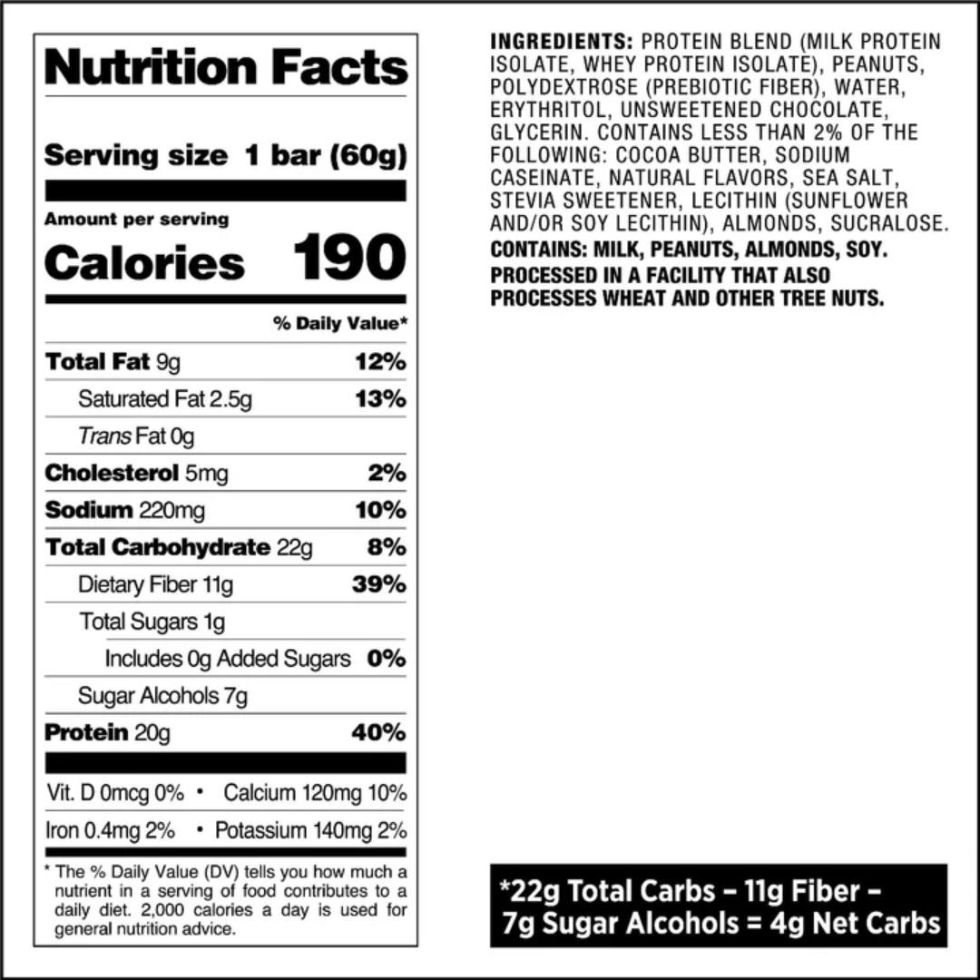 Quest Nutrition Bar 12x60g Chocolate Peanut Butter