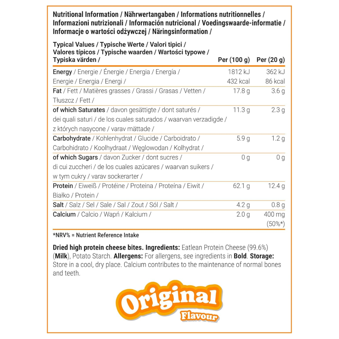 Applied Nutrition Protein Cheese Bites 10x20g Original Cheddar
