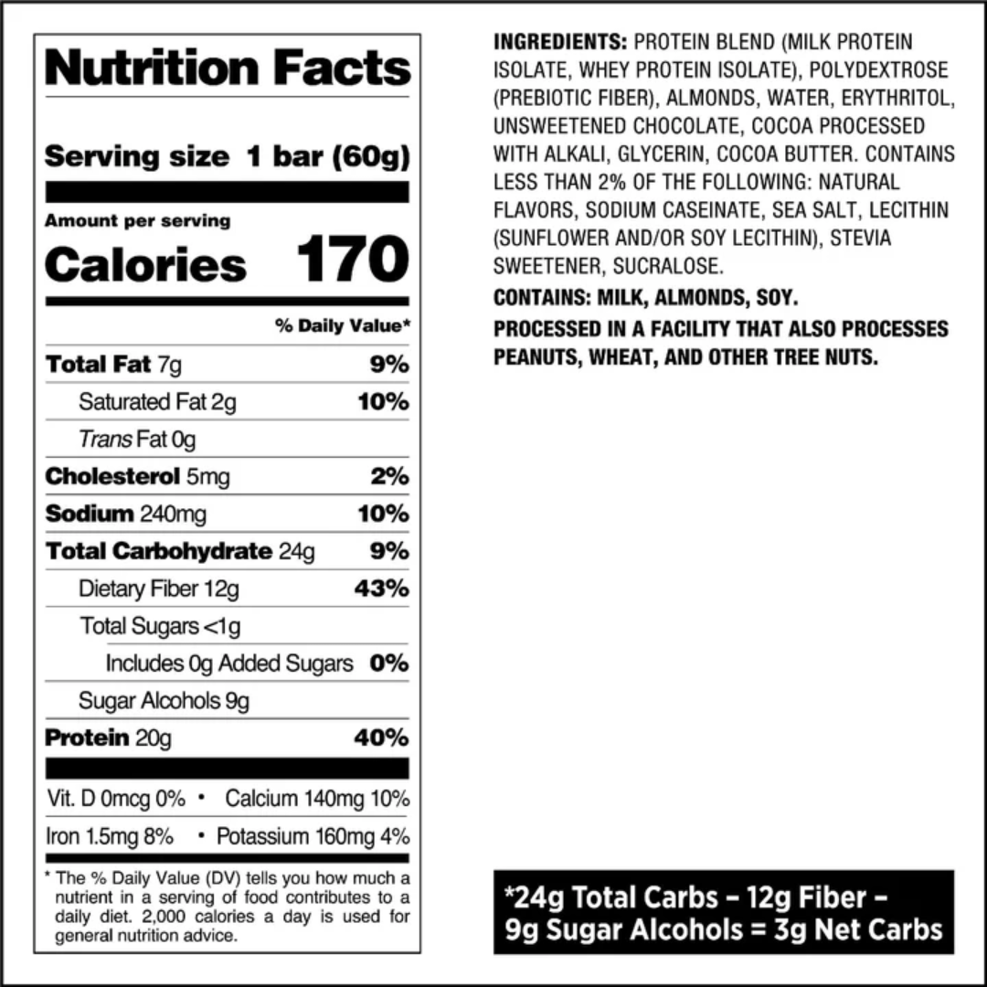 Quest Nutrition Bar 12x60g Double Chocolate Chunk