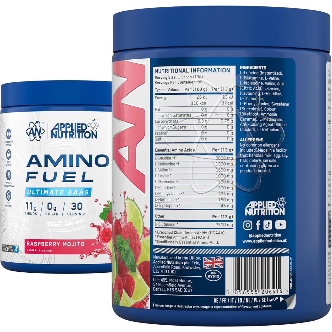 Applied Nutrition Amino Fuel EAA 390g Raspberry Mojito