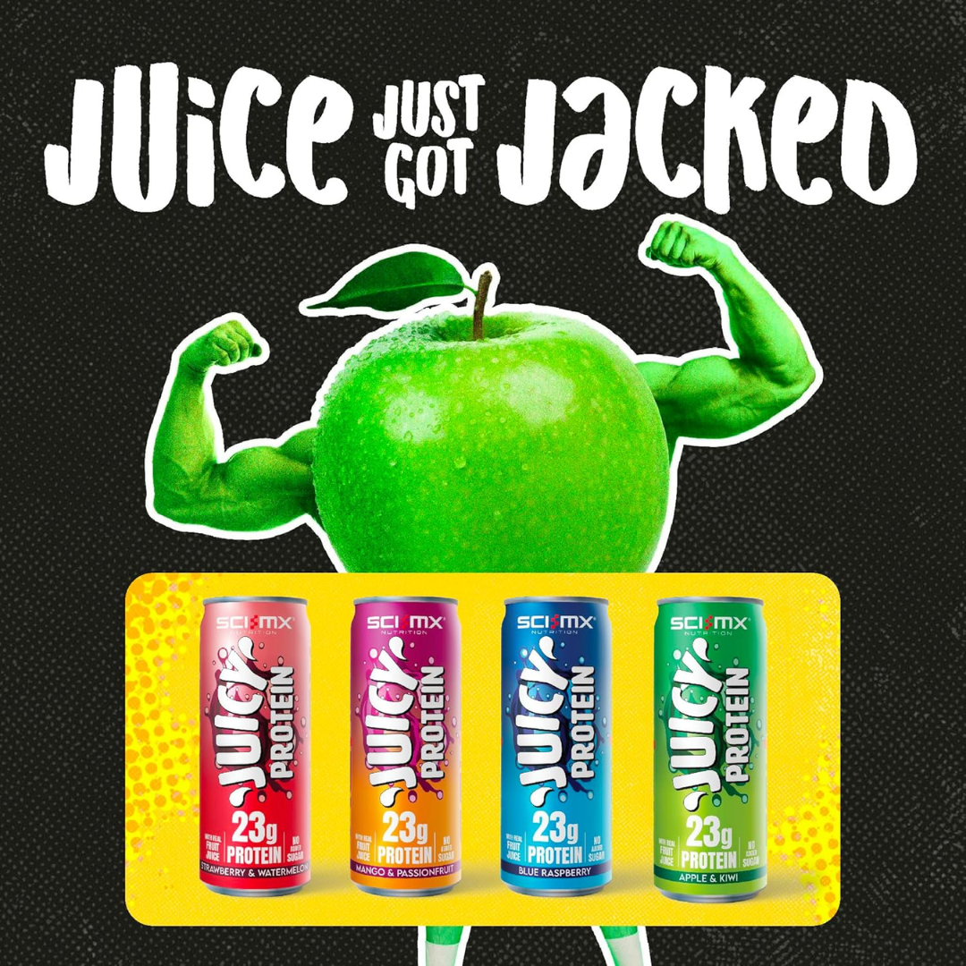 Sci-Mx Juicy Protein 12x330ml Strawberry & Watermelon