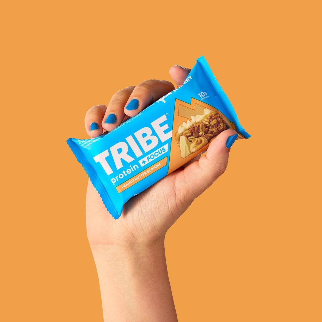 Tribe Protein + Focus Flapjack 12x60g Peanut Butter Blondie