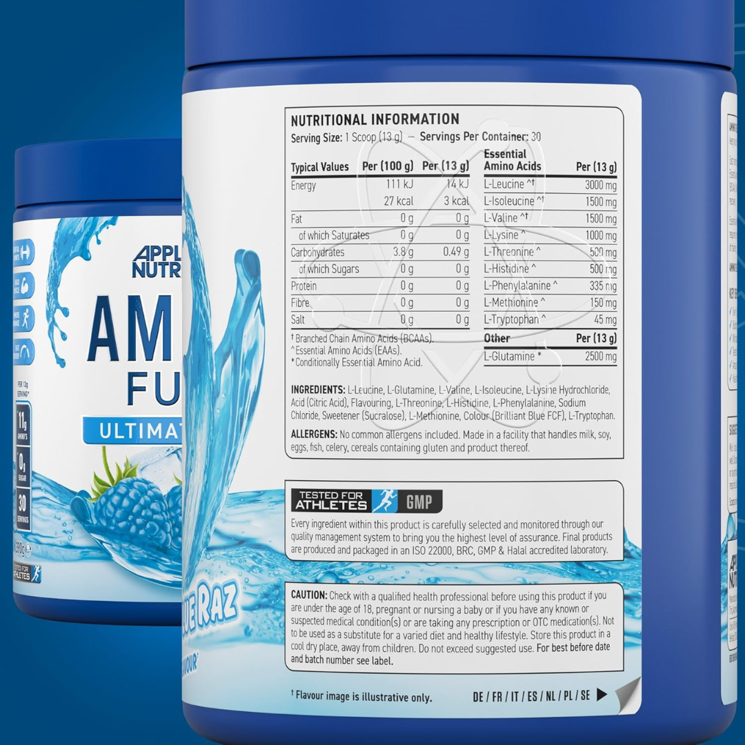 Applied Nutrition Amino Fuel EAA 390g Blue Raz