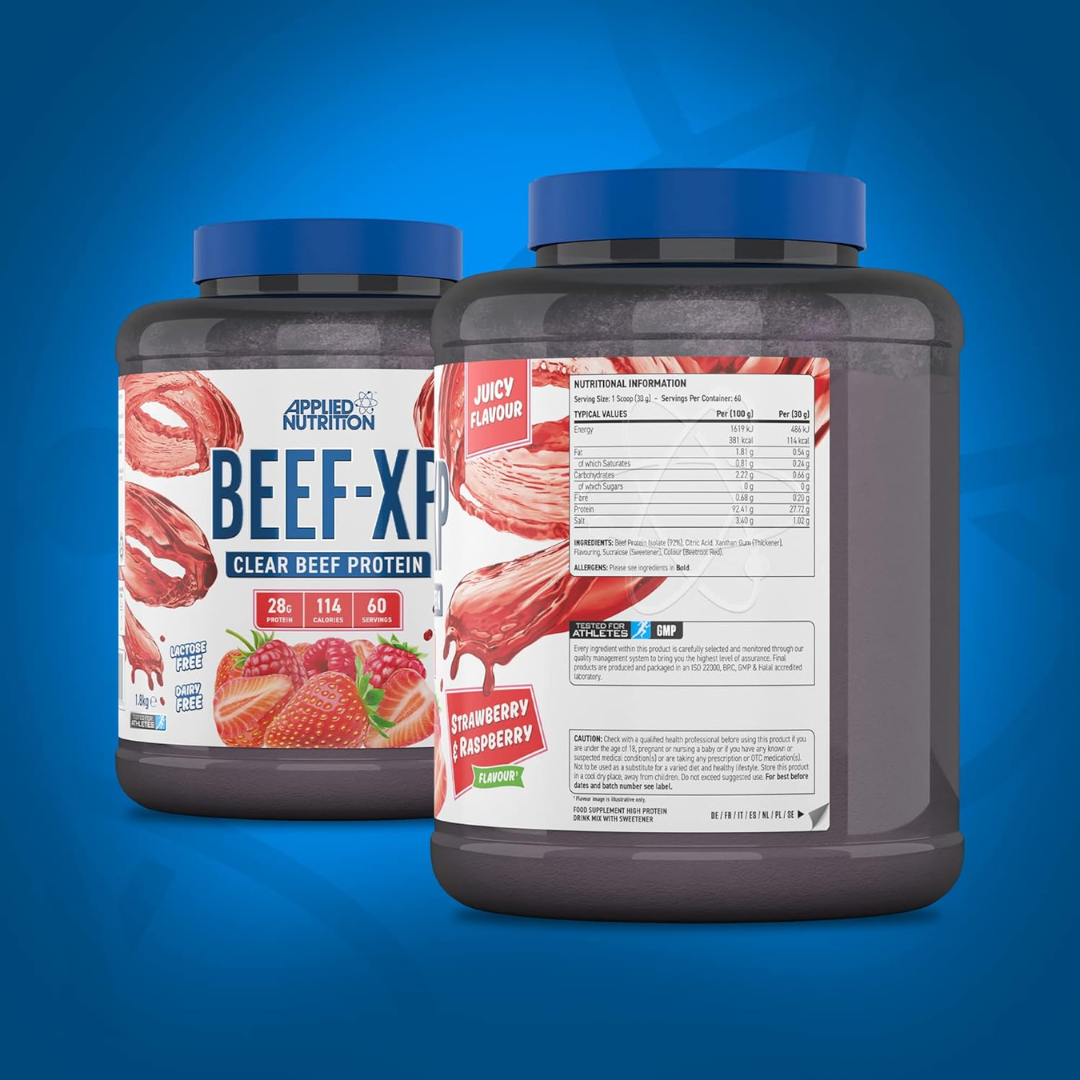 Applied Nutrition Beef XP 150g Strawberry & Raspberry