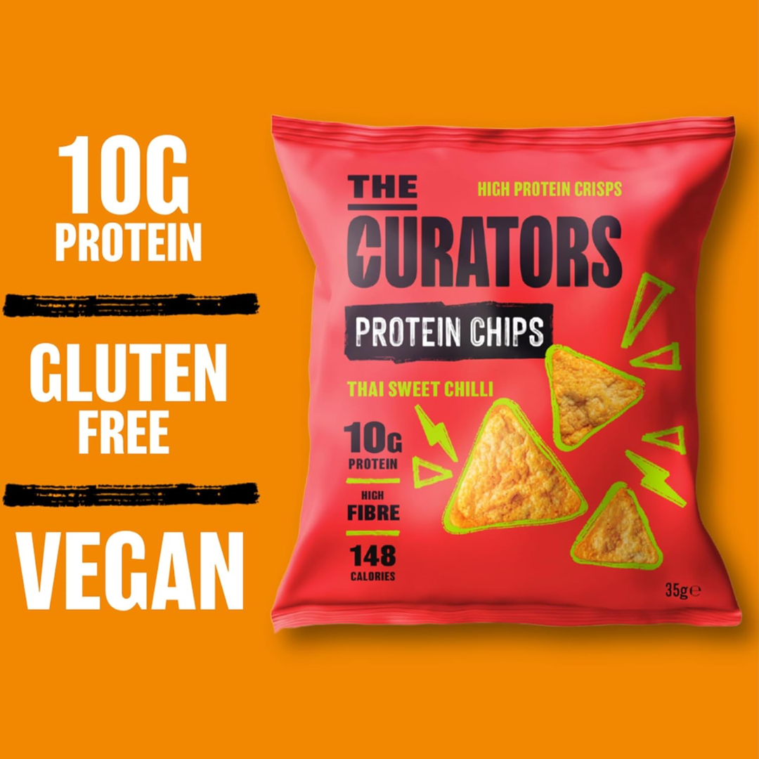 The Curators Protein Chips 20x35g Thai Sweet Chilli