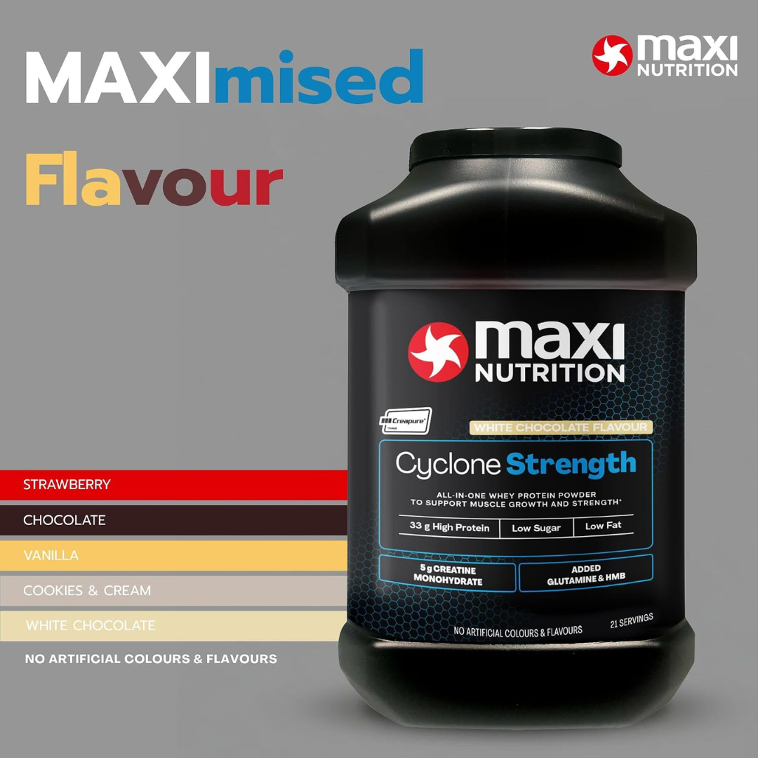 MaxiNutrition Cyclone Powder 1260g - White Chocolate