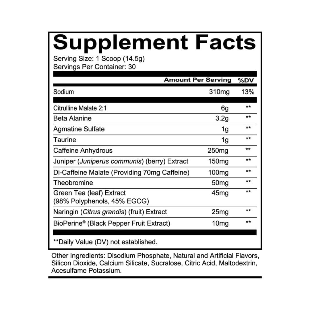 RedCon1 Total War 30 Servings 426g Blue Lemonade