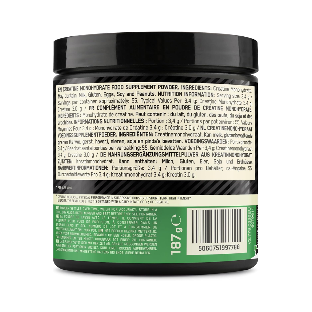 Optimum Nutrition Micronised Creatine 187g