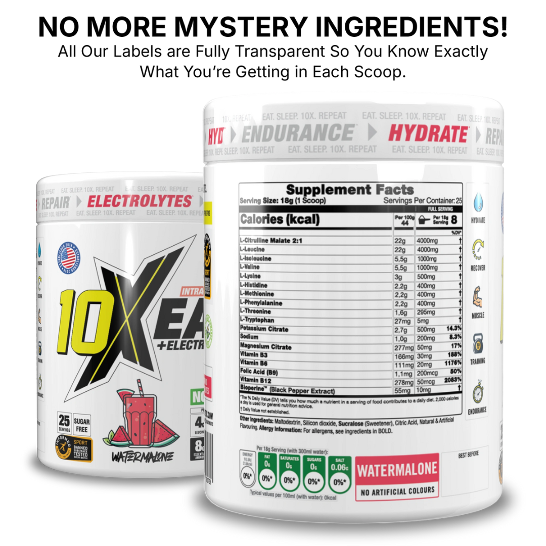 10X Athletic EAA 450g Watermalone