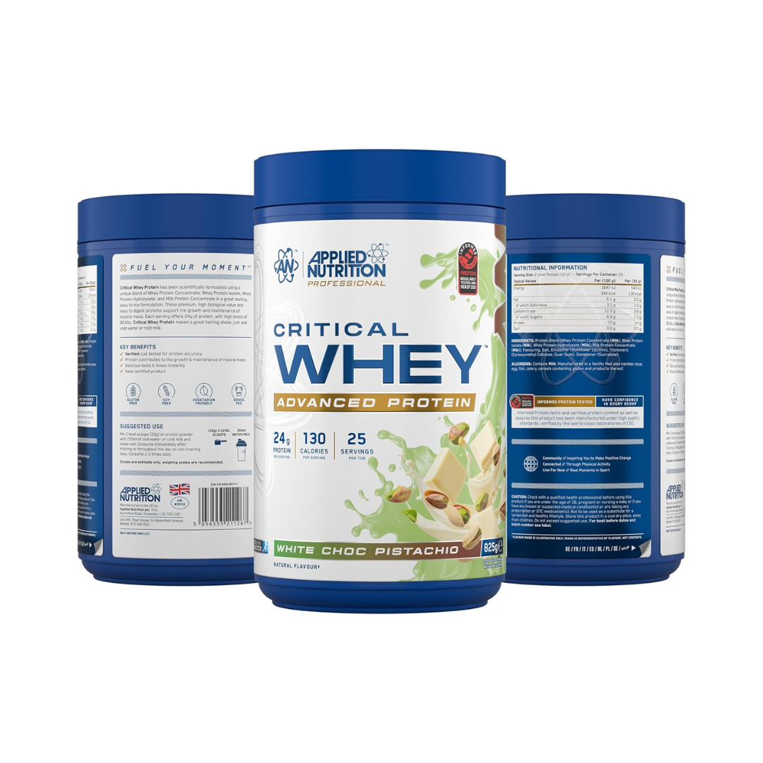 Applied Nutrition Critical Whey 825g White Choc Pistachio