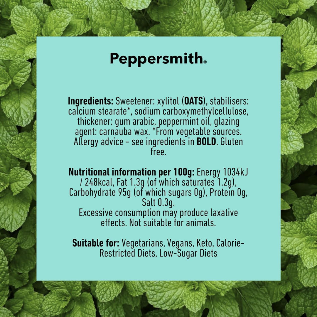 Peppersmith Mints 12x15g Peppermint