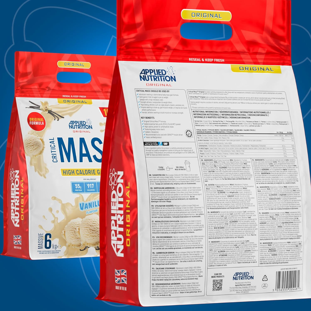 Applied Nutrition Critical Mass Original 6kg Vanilla