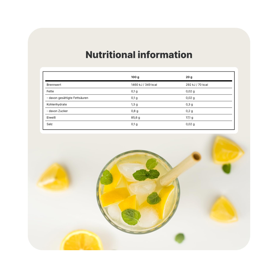 Vilgain Clear Whey Isolate 500g Lemon Splash