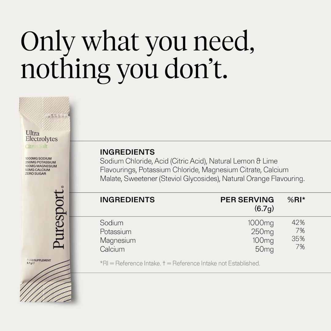 Puresport Electrolyte 15 Sachets Citrus