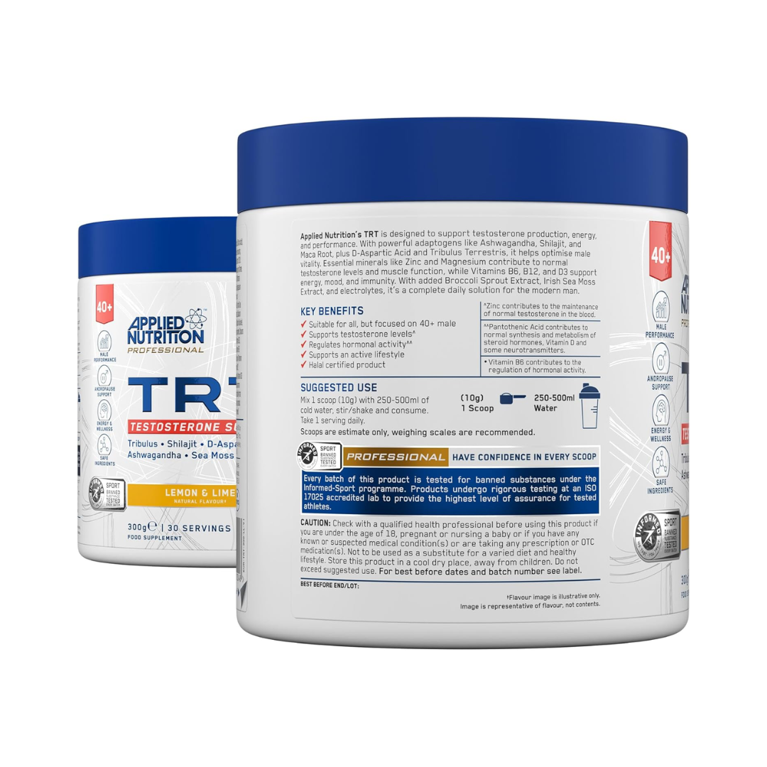 Applied Nutrition TRT (40+ RANGE) 300g Lemon & Lime