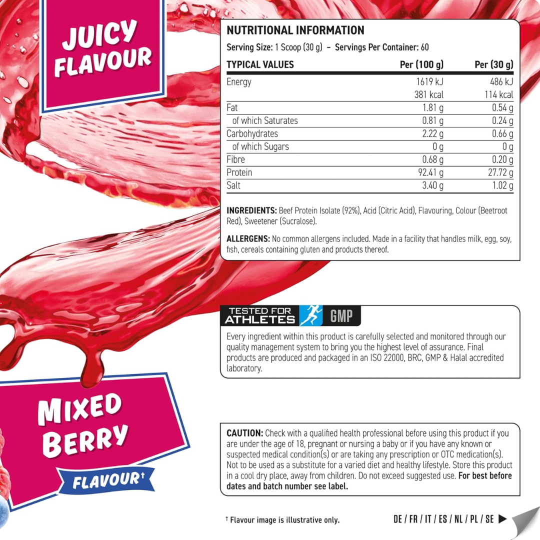 Applied Nutrition Beef XP 150g Mixed Berry