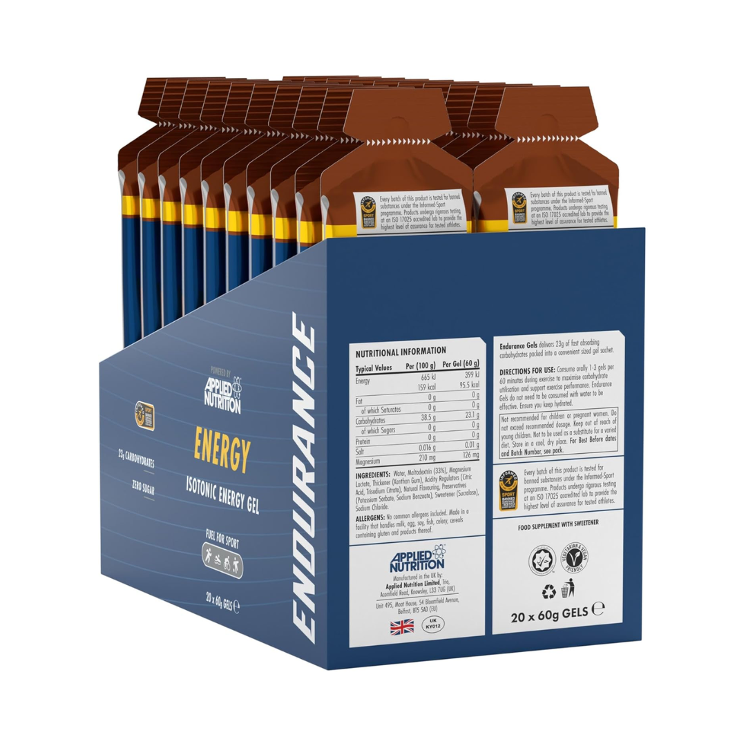 Applied Nutrition Endurance Energy Gel 20x60g Cola