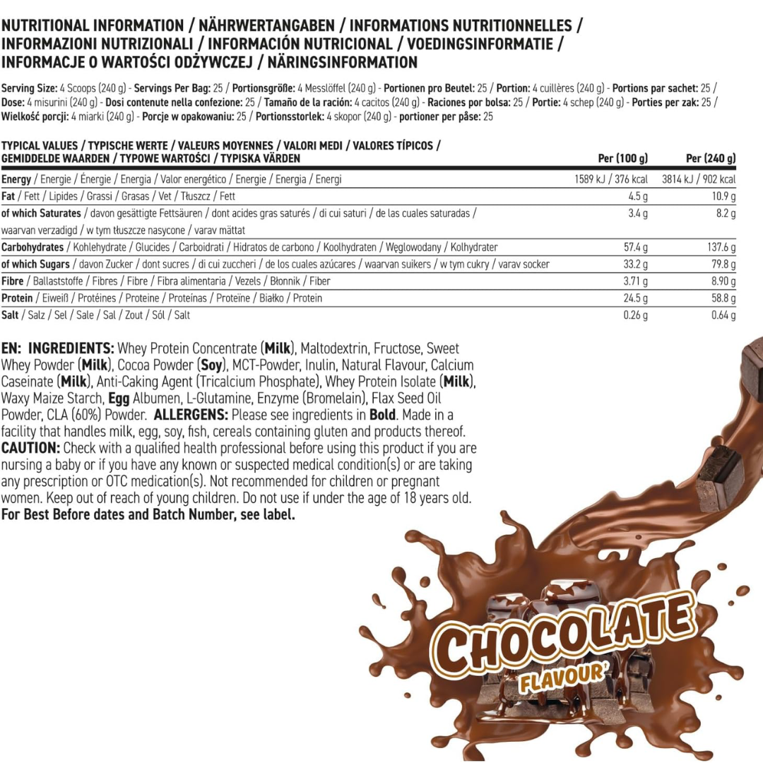 Applied Nutrition Critical Mass Original 6kg Chocolate