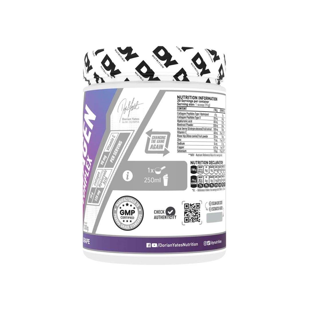 DY Nutrition Collagen Complex Powder 300g Grape