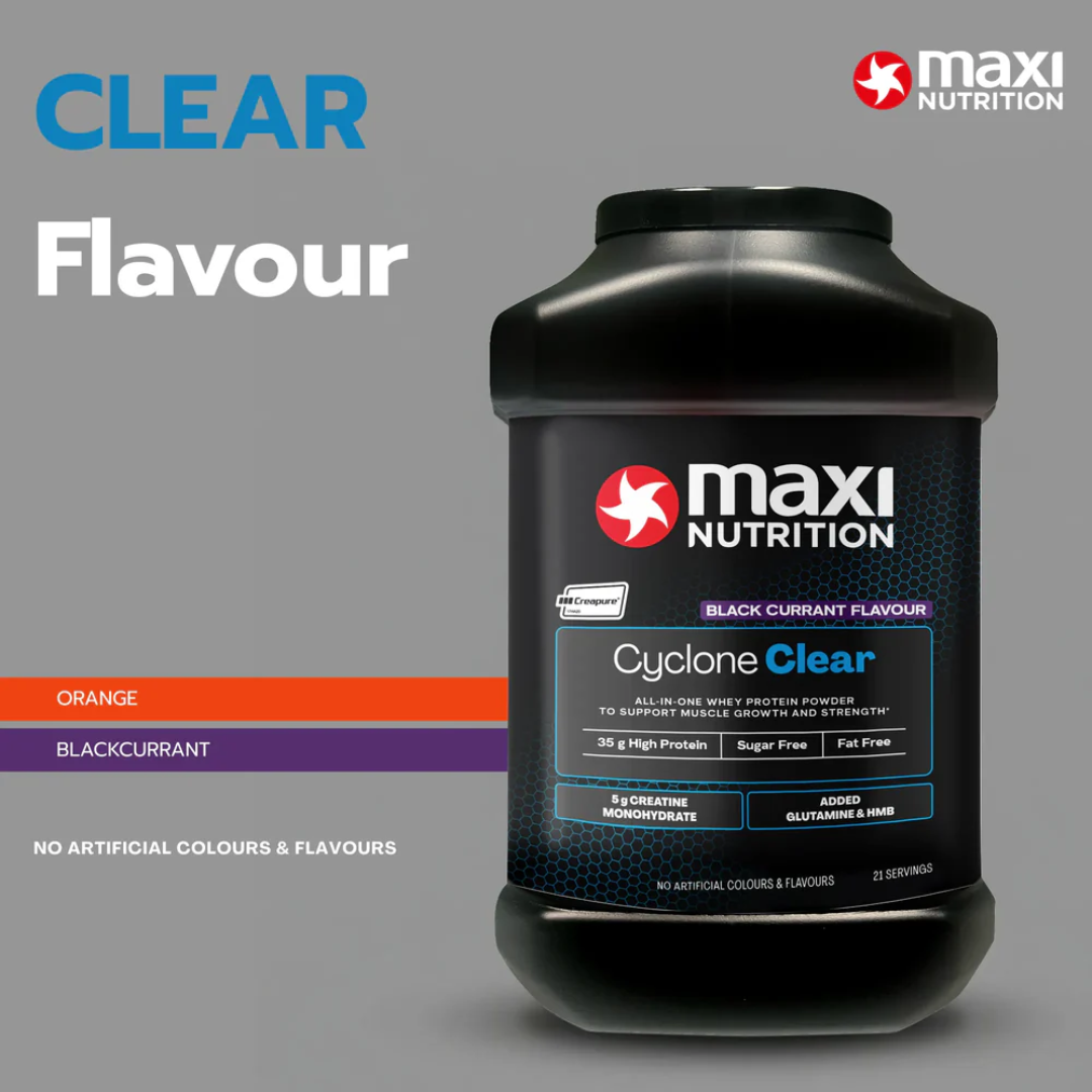 MaxiNutrition Cyclone Clear Powder 1.26kg Blackcurrant