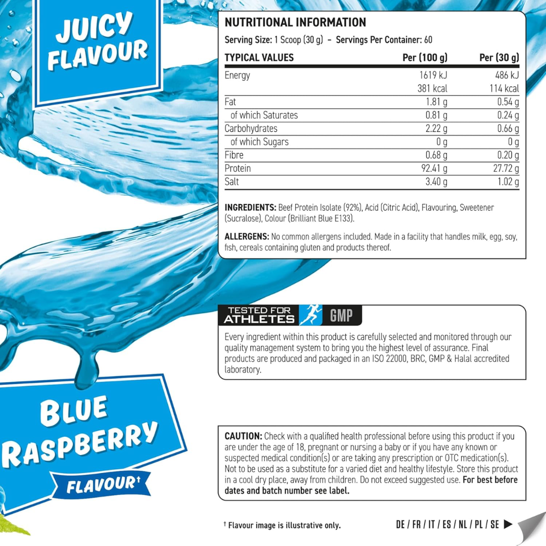 Applied Nutrition Beef XP 150g Blue Raspberry