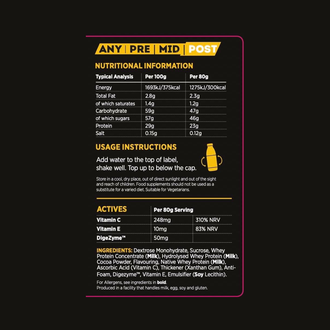 CNP Recover Shake and Take 24x80g Bottles Vanilla