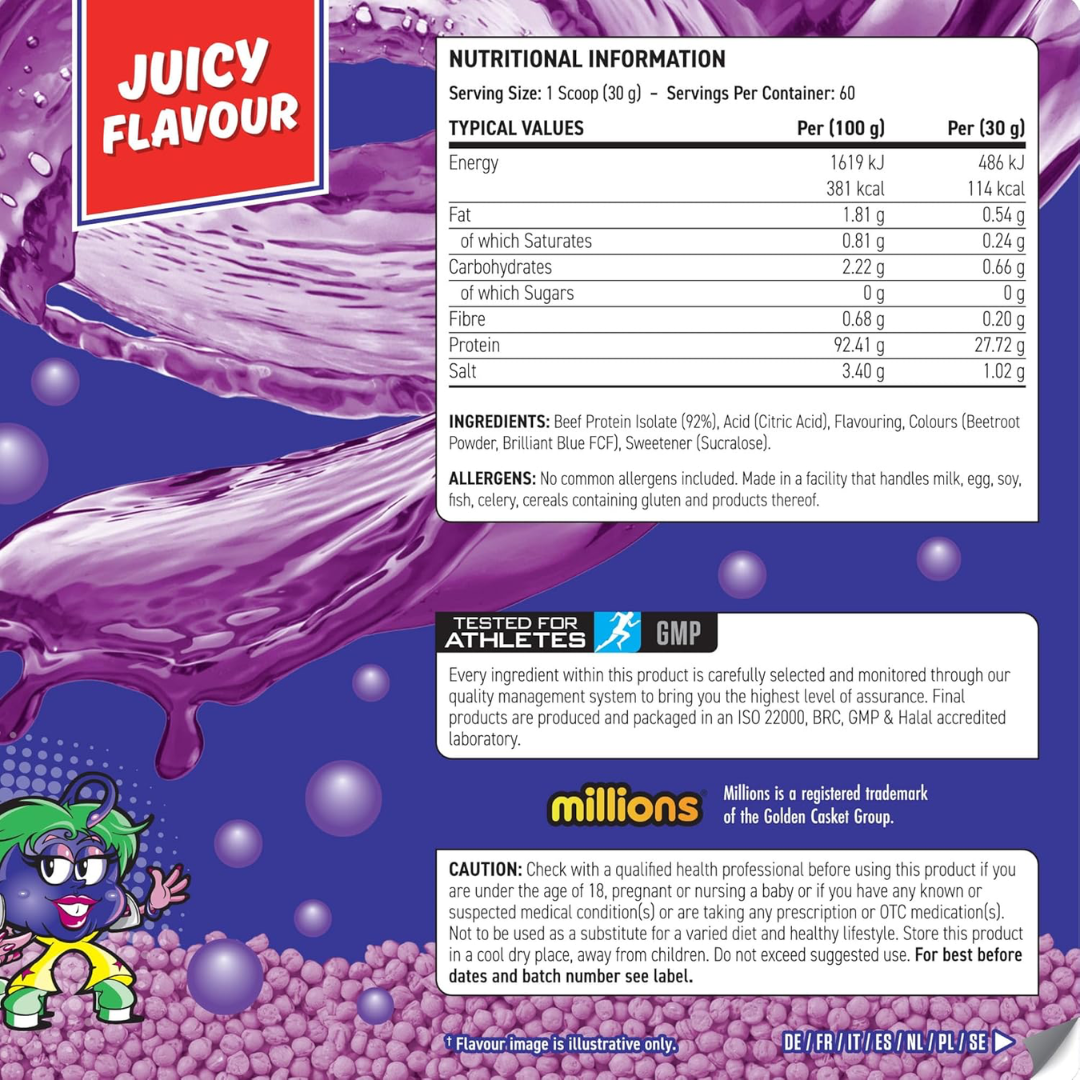 Applied Nutrition Beef XP 150g Blackcurrant Millions