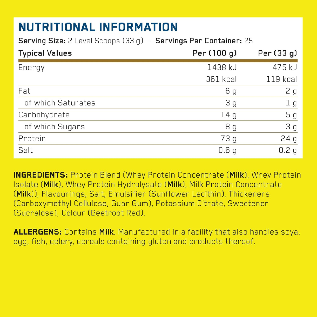 Applied Nutrition Critical Whey 825g Chiquita Banana & Strawberry
