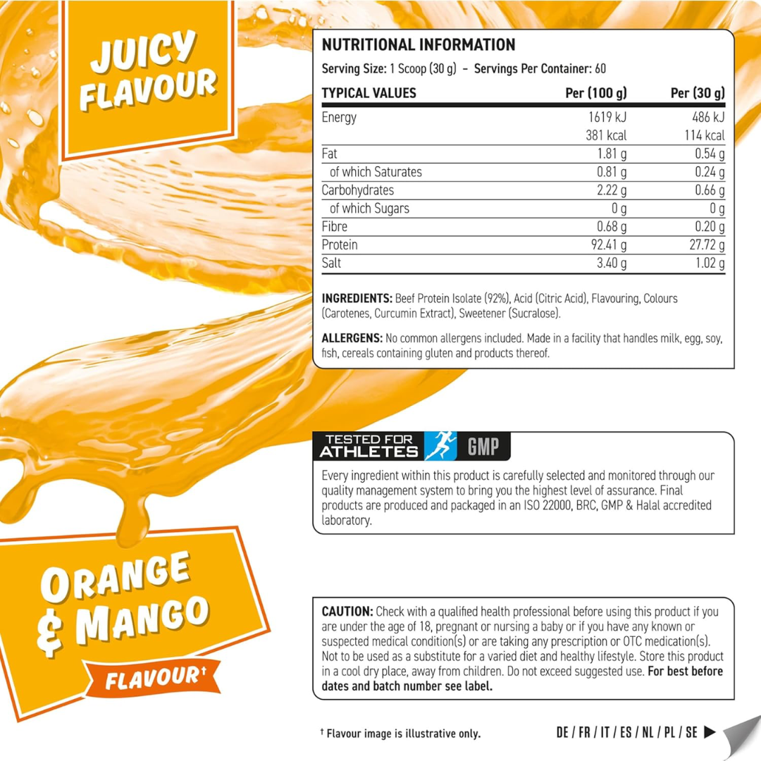 Applied Nutrition Beef XP 150g Orange Mango