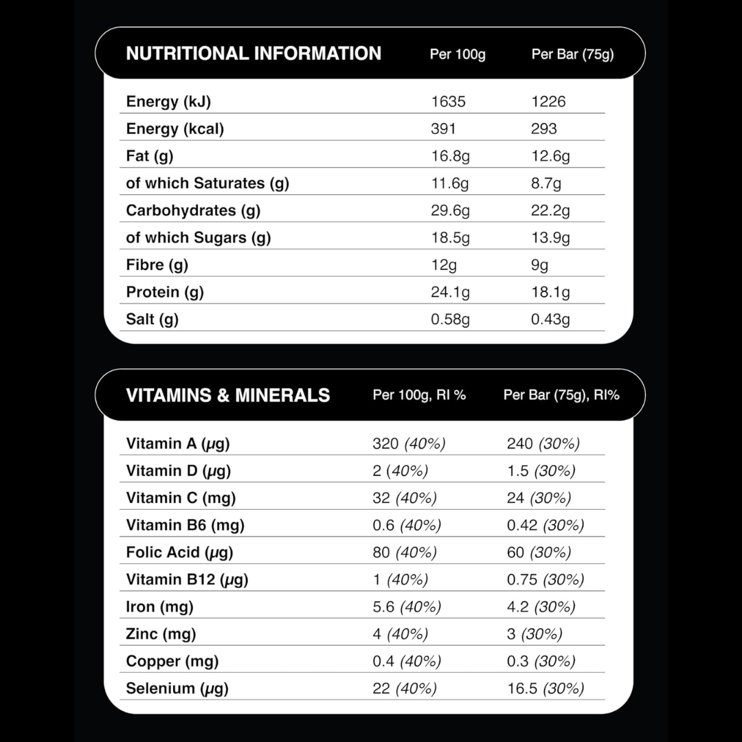 Hustle Creatine Protein Bar 12x75g Cookies & Cream