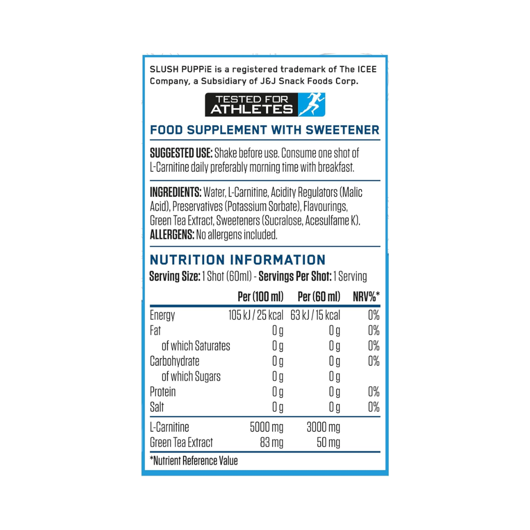 Applied Nutrition L-Carnitine Shot 12 x 60 ml SLUSH PUPPiE Blue Raspberry