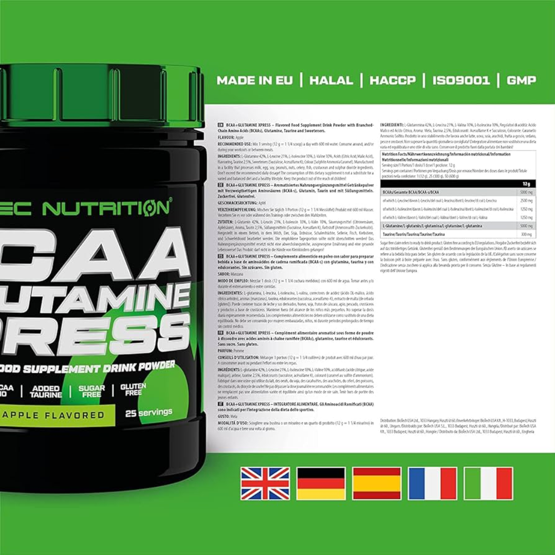 Scitec Nutrition BCAA + Glutamine Xpress 300g Apple