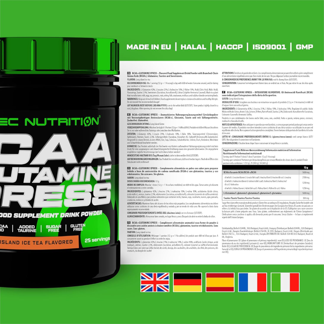 Scitec Nutrition BCAA + Glutamine Xpress 300g Long Island Ice Tea
