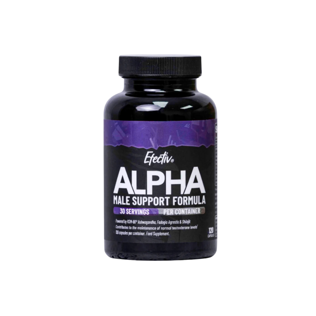Efectiv Nutrition ALPHA Male Support 120 Caps – The Box Supplements